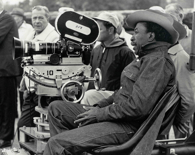 IN THE DIRECTOR'S CHAIR: Parks not only directed The Learning Tree, he wrote, produced and scored the film.-
